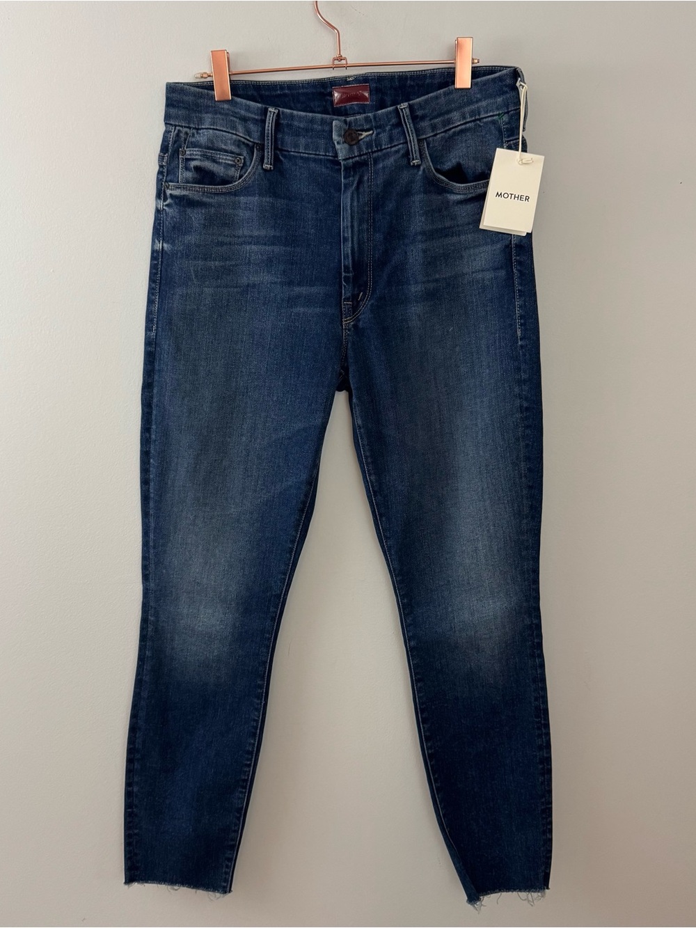 MOTHER High Waisted Looker Nkle Fray Size 30 NWT!!